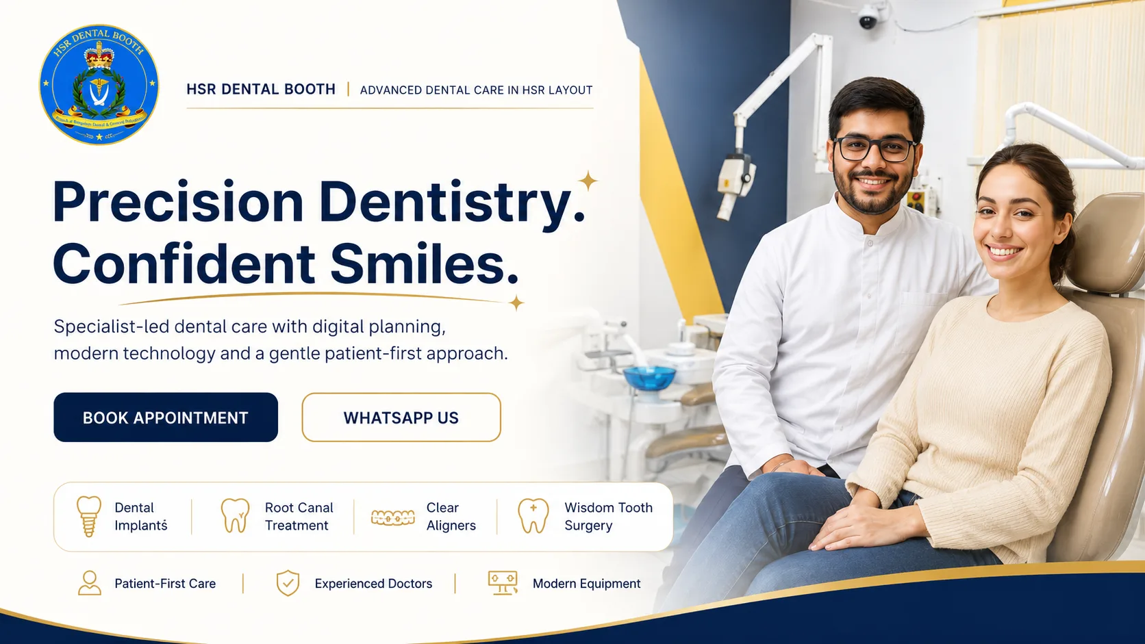 Advanced dental care at HSR Dental Booth, HSR Layout Bengaluru