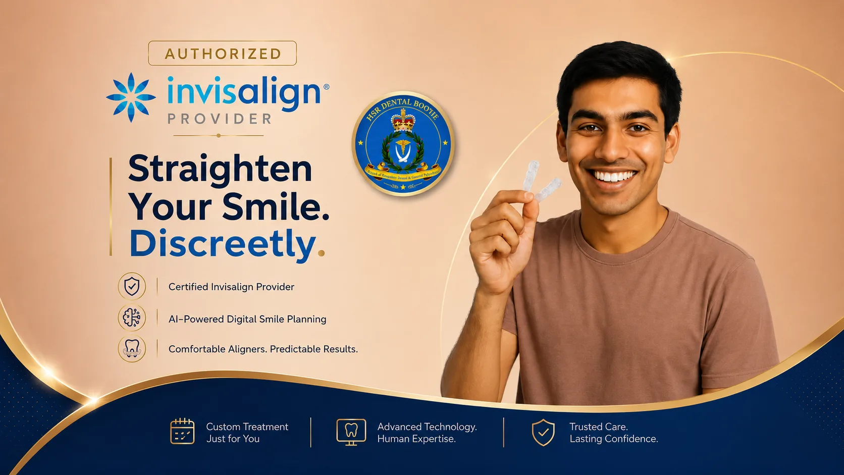 Invisalign and clear aligners at HSR Dental Booth, HSR Layout Bengaluru