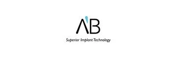 AB dental implant system logo — HSR Dental Booth