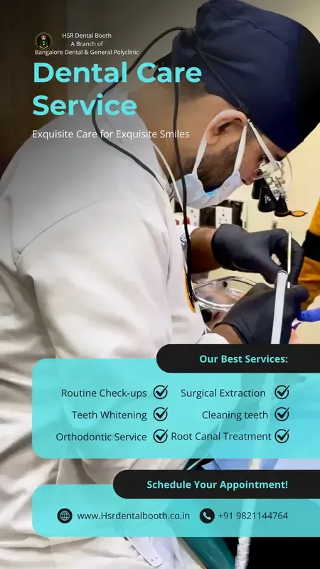 Dental consultation and check-up at HSR Dental Booth, HSR Layout Bengaluru