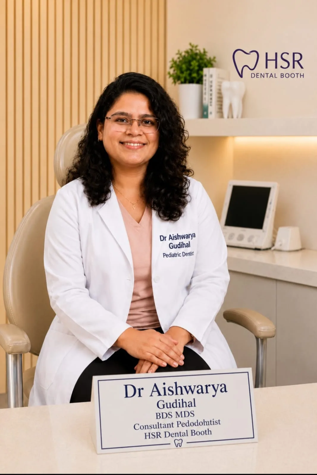 Dr. Aishwarya Gudihal, Pediatric Dentistry at HSR Dental Booth, HSR Layout Bengaluru